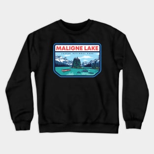 Maligne Lake Crewneck Sweatshirt